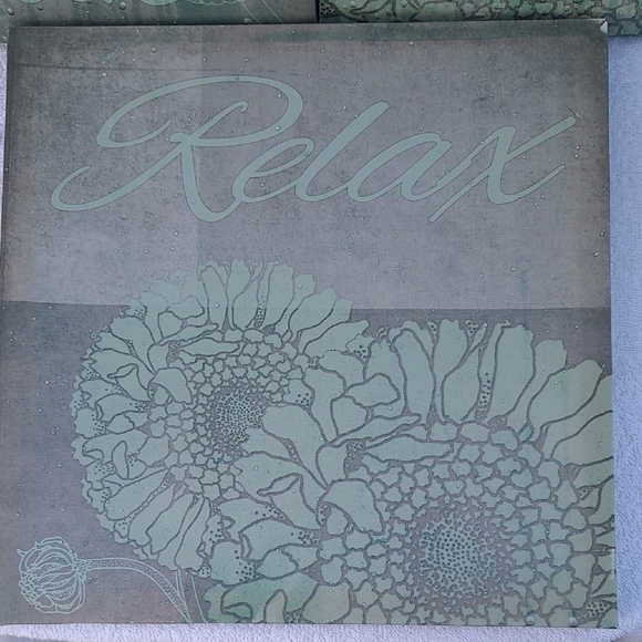 Floral Wall Art Set with Inspirational Words - Picture 2 of 6